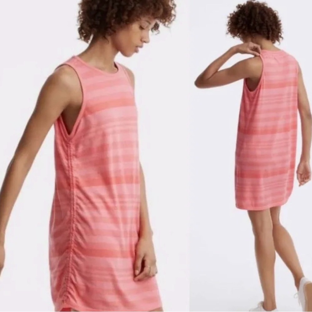 NWT Pink Striped Sleeveless Dress